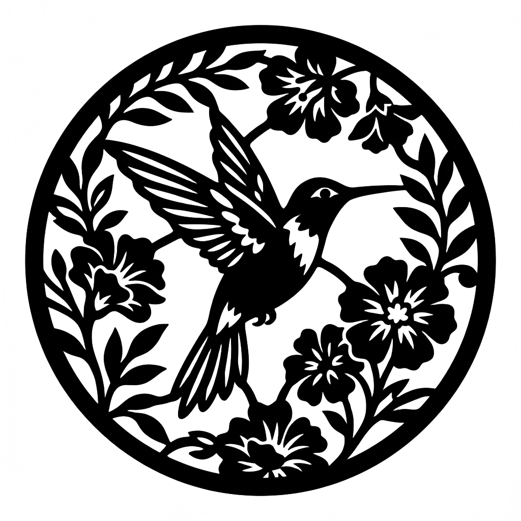 Laser cut drink coaster