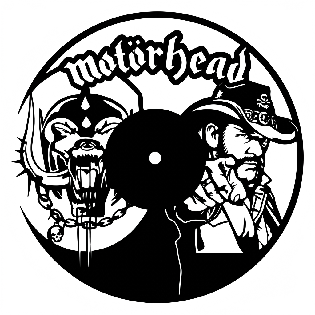 Décoration murale en vinyle découpé Laser Motörhead