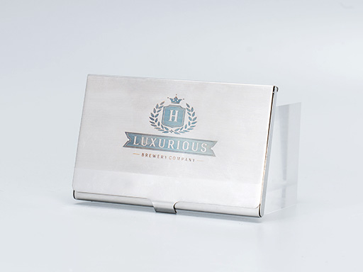 Metal Business Card Holder laser cut business card holder idea