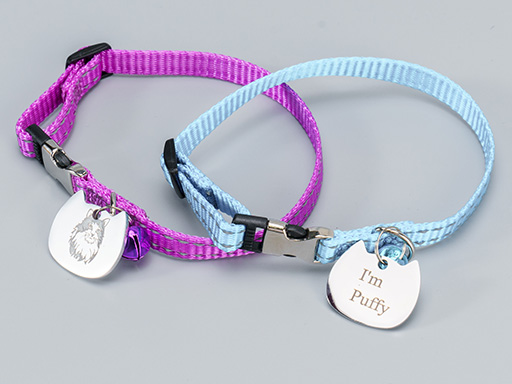 Cat Collar Set pet id tag design