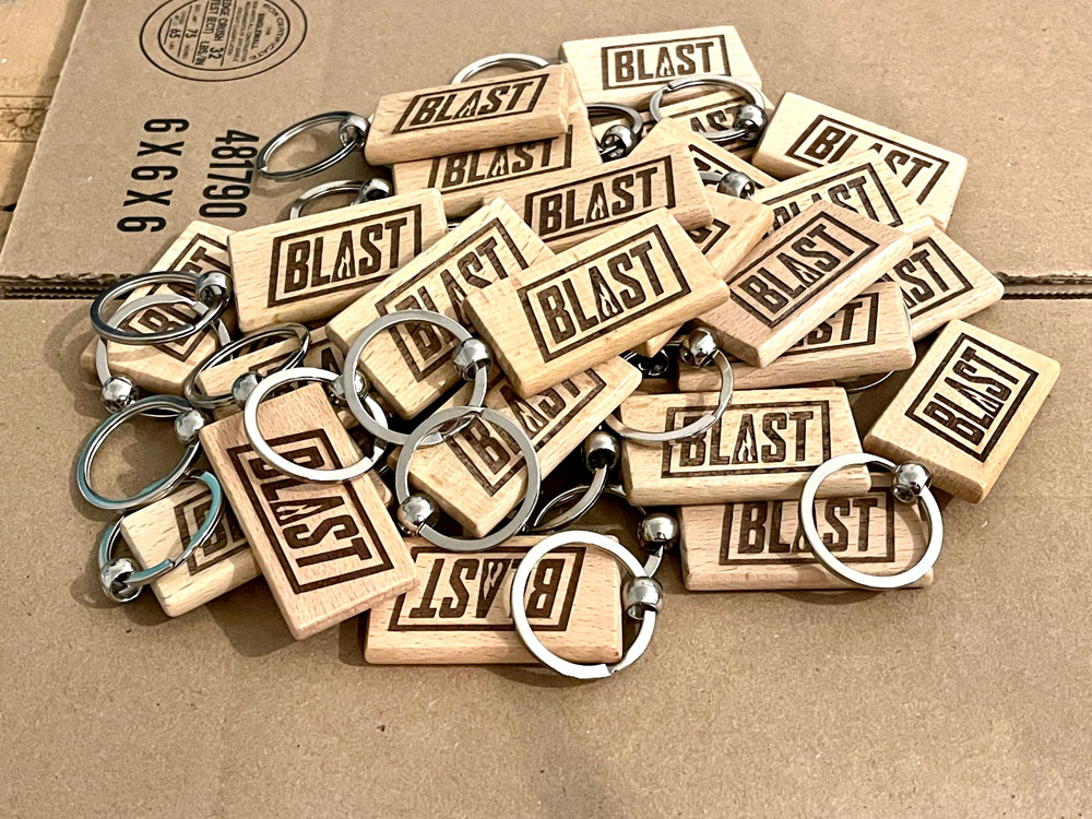 Classic Wooden Keychains laser cut keychain idea for men