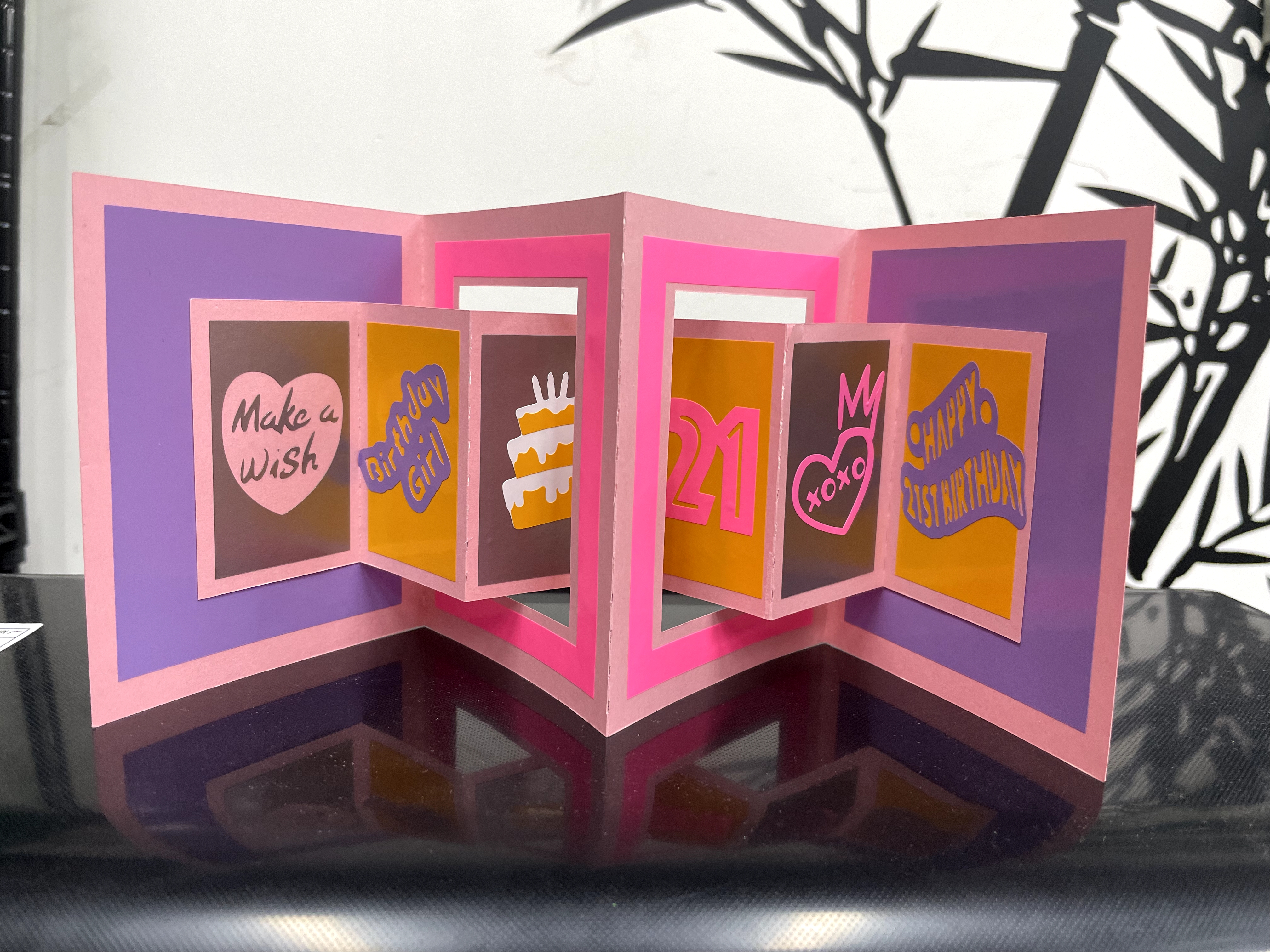 Laser-Cut Birthday Card birthday invitation card idea
