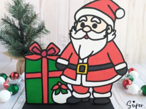 Santa Claus shelf sitter standing decoration