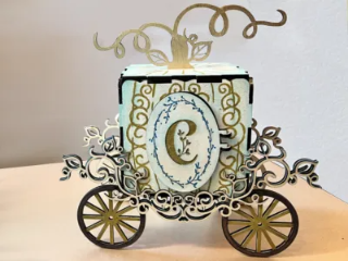Carrozza a zucca porta-caramelle - creazione derivata - vero progetto zucca Atomm