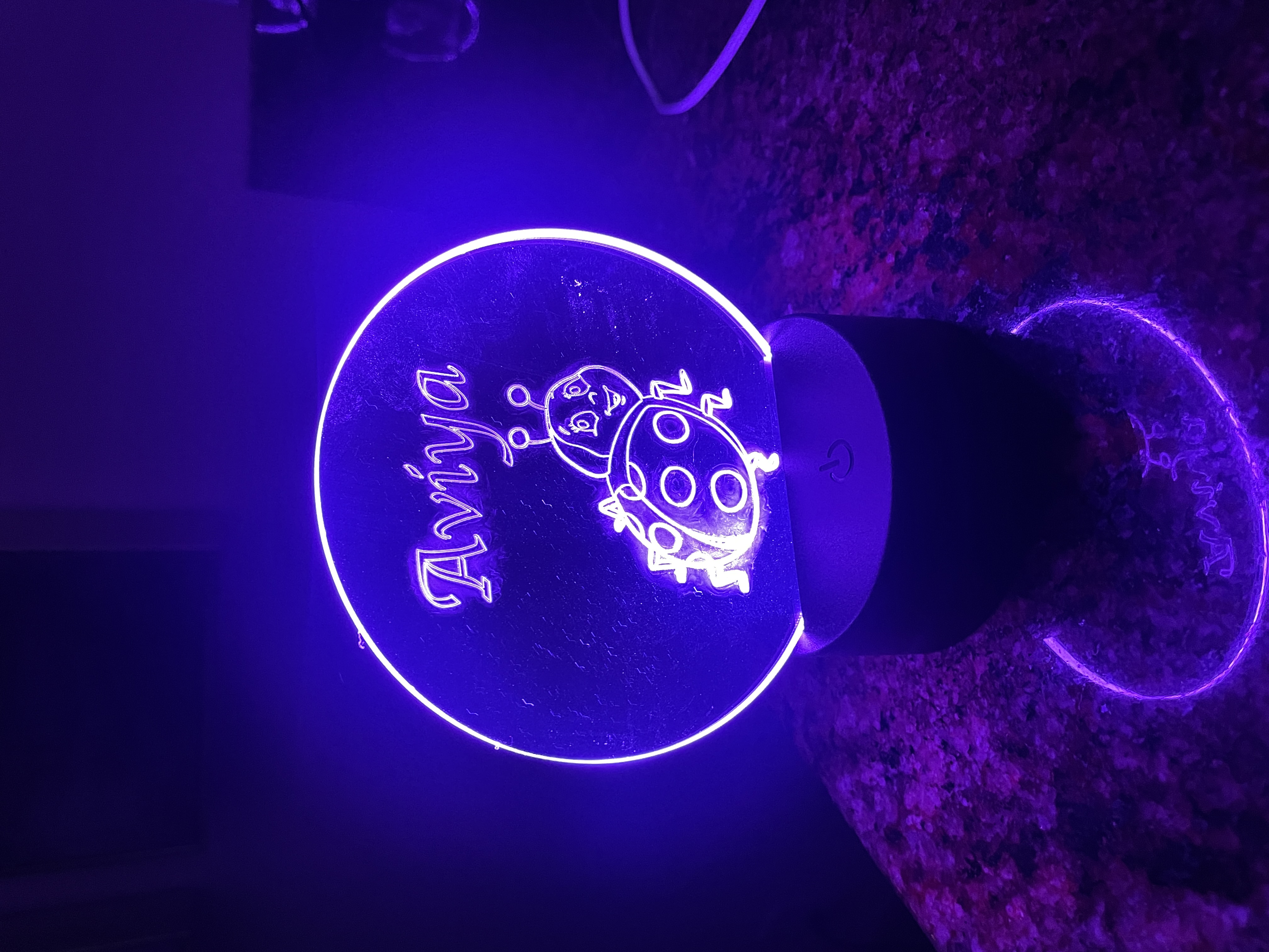 Personalized Night Light birthday gift design