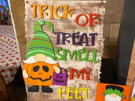 Trick-or-Treat 門牌萬聖節禮籃創意