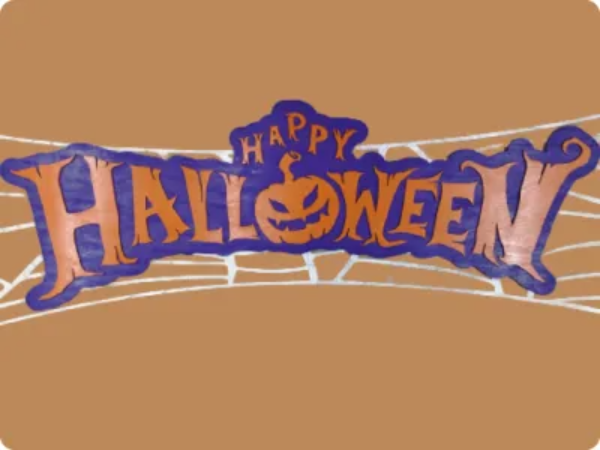 Banner di Halloween - idea di decorazione per la festa di Halloween
