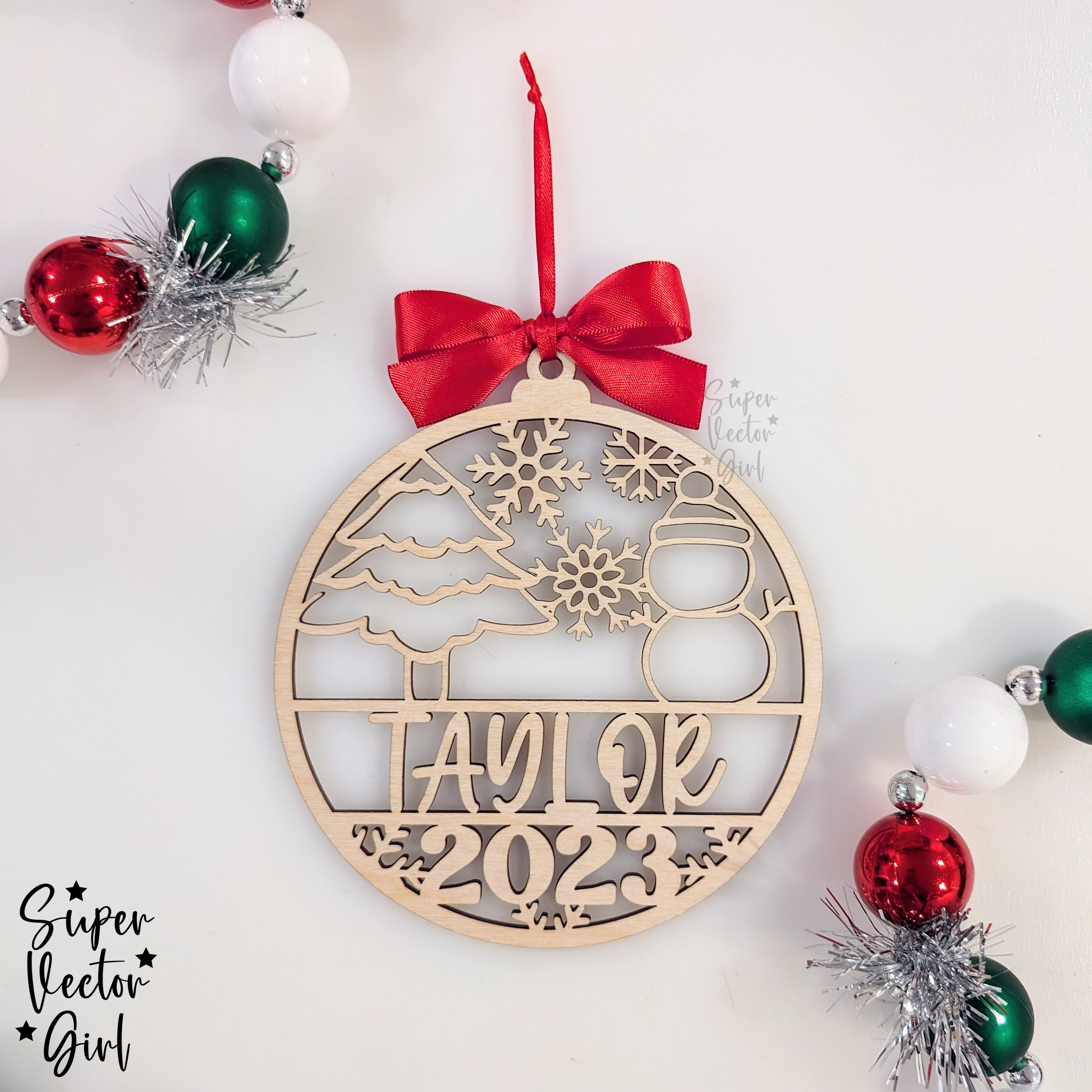 xArt Name Ornament personalized ornament design on Atomm