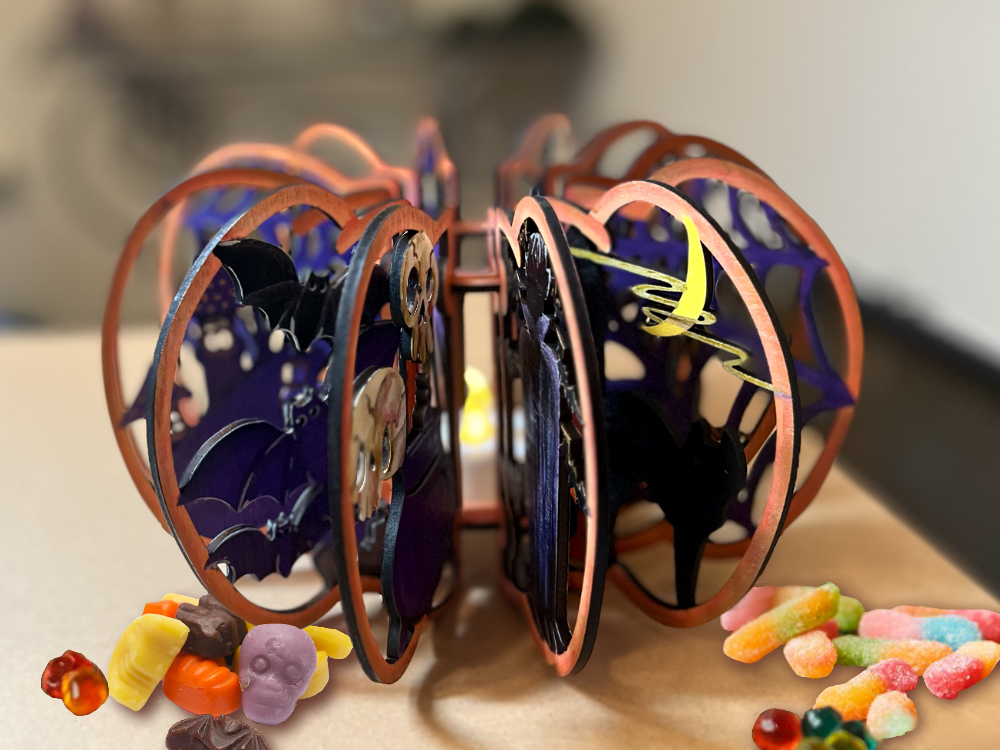 Lampada a zucca di Halloween - vero progetto zucca Atomm