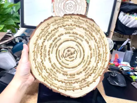 木製家族樹牆面藝術裝飾聖誕禮物創意