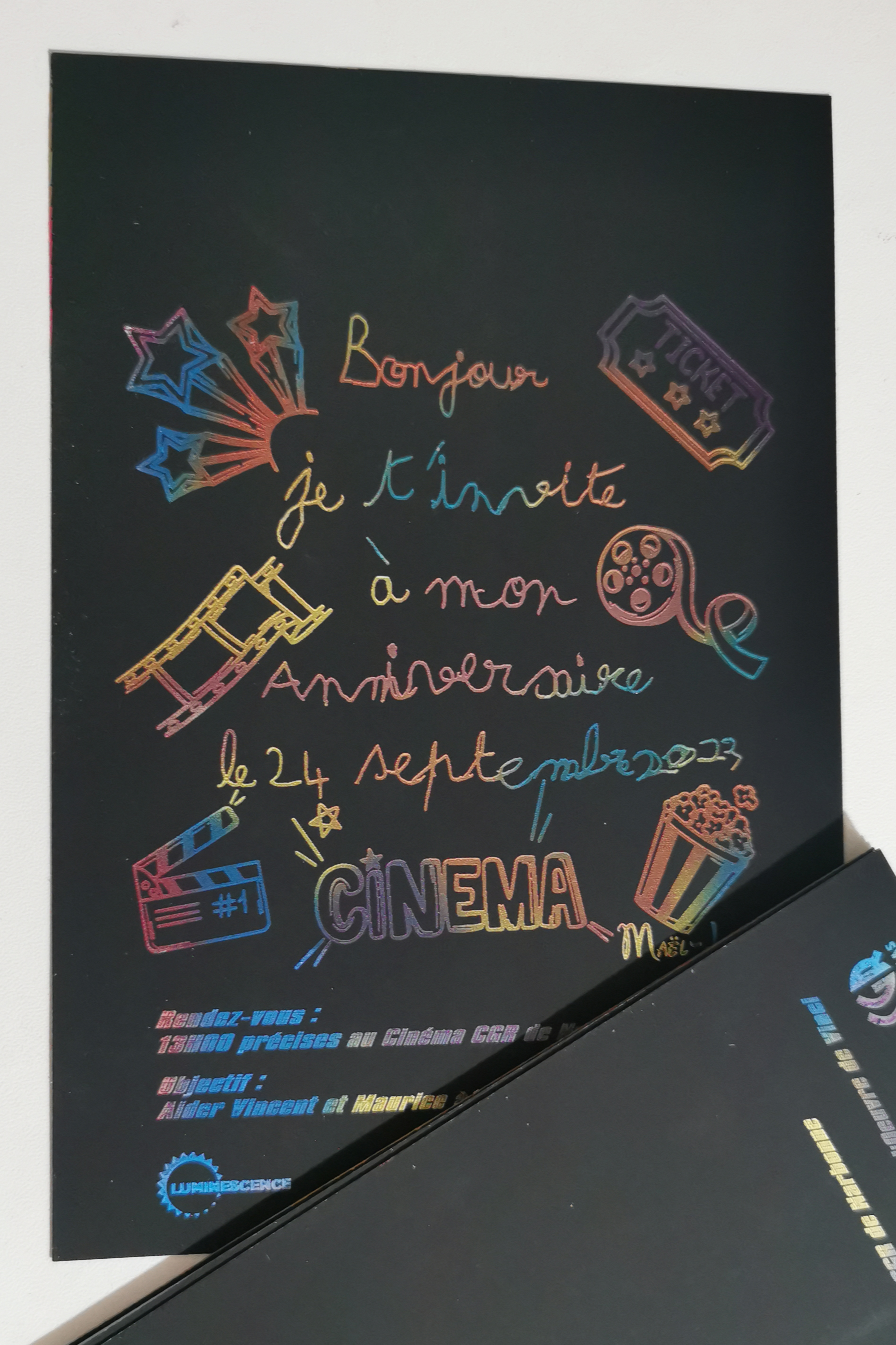 Laser-Cut Invitation Card birthday invitation card idea