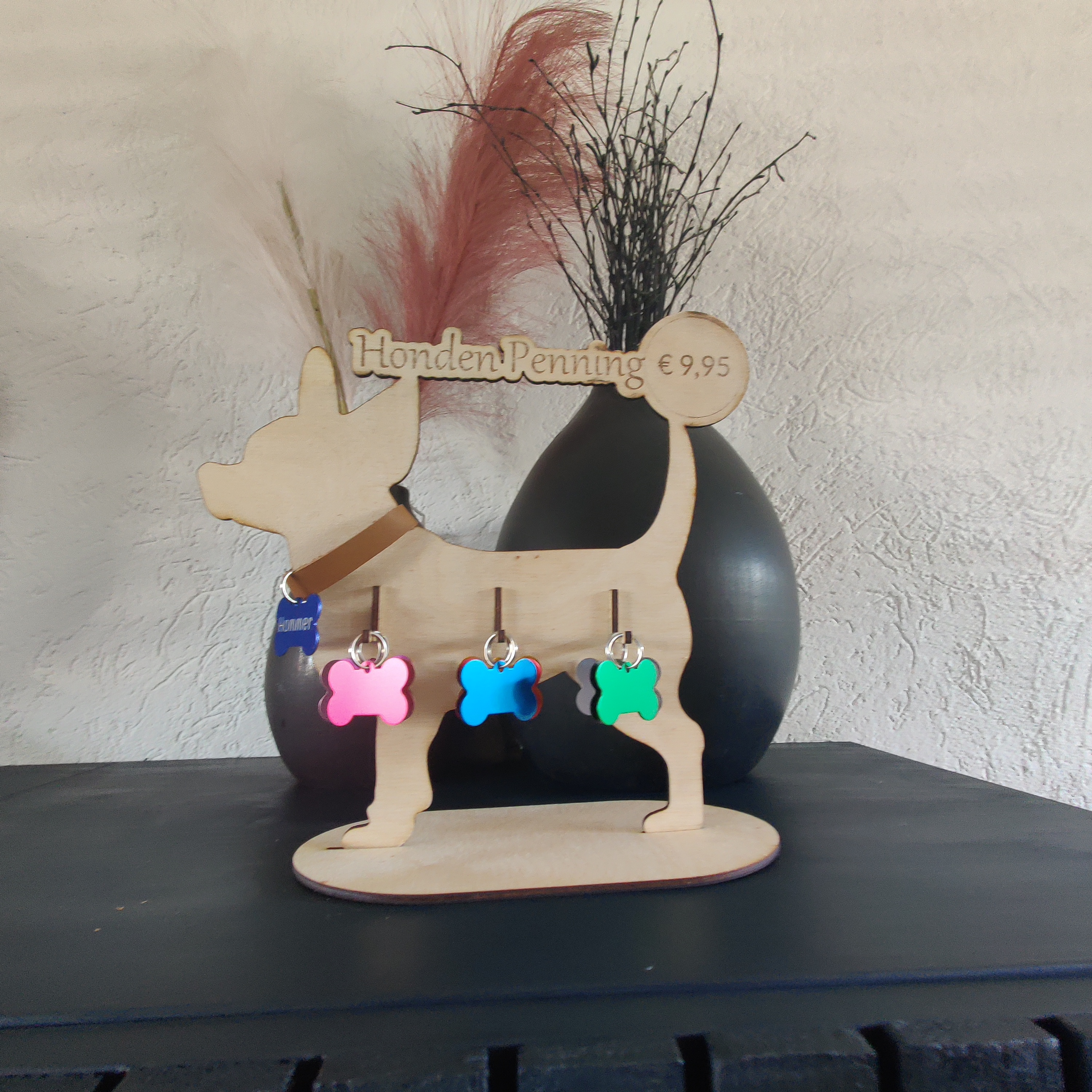 Sales Display for Dog Tags pet id tag design