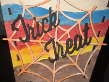 Cestino dolcetto o scherzetto di Halloween - idea di decorazione per la festa di Halloween