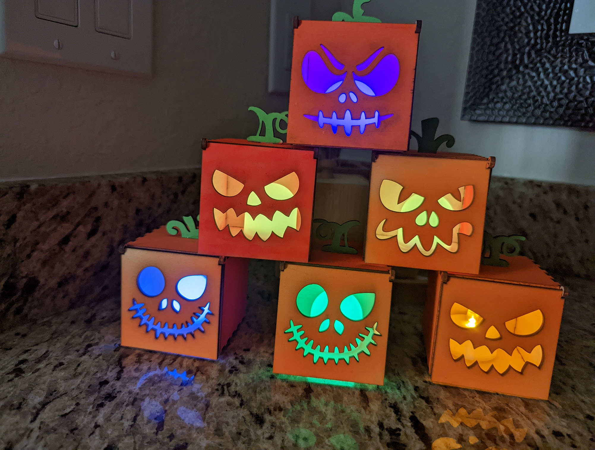 Zucca illuminata / Jack O Lantern - vero progetto zucca Atomm