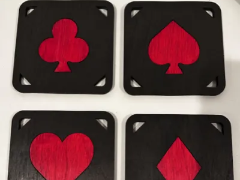 Playing card Coasters