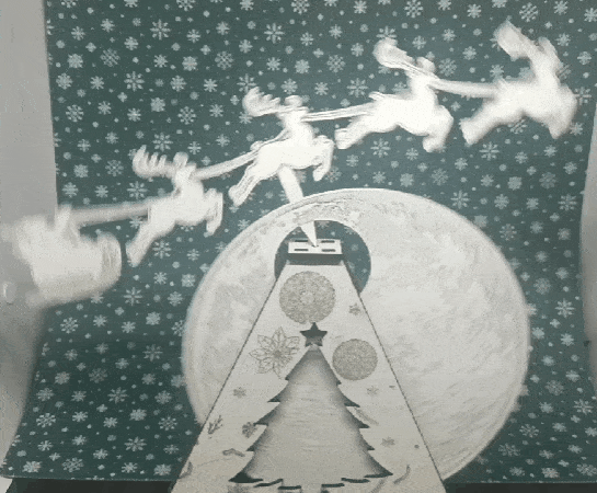 [Laser cut and engrave] Décor Noël balancier