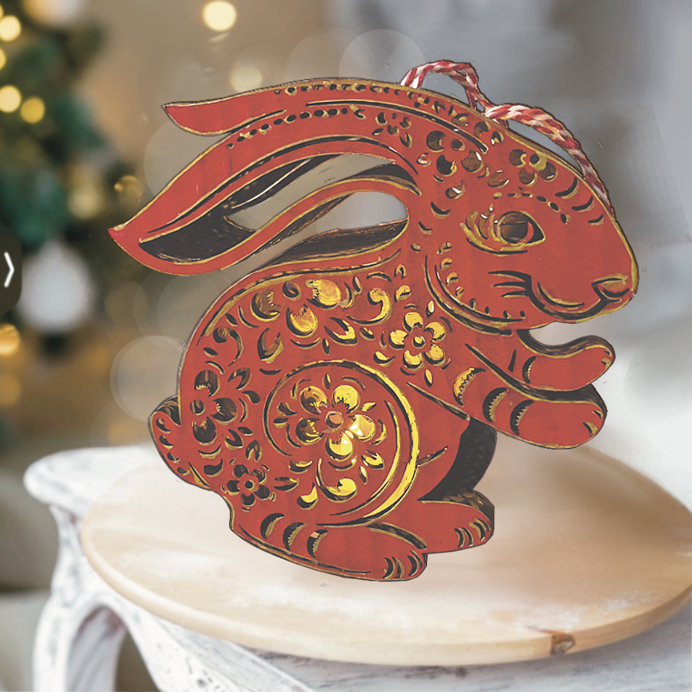 Rabbit Lantern new year gift design
