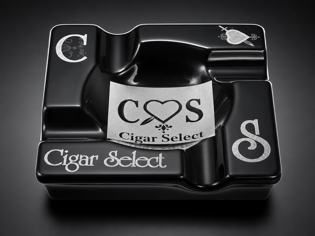 Cigar Select Engraved Ashtray groomsmen gift idea