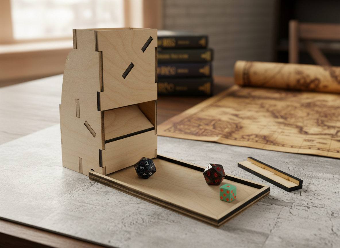 Dice Tower and Tray gift for teens idea