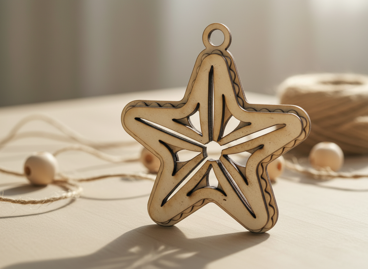 Star Christmas Ornaments ceiling Christmas decoration idea