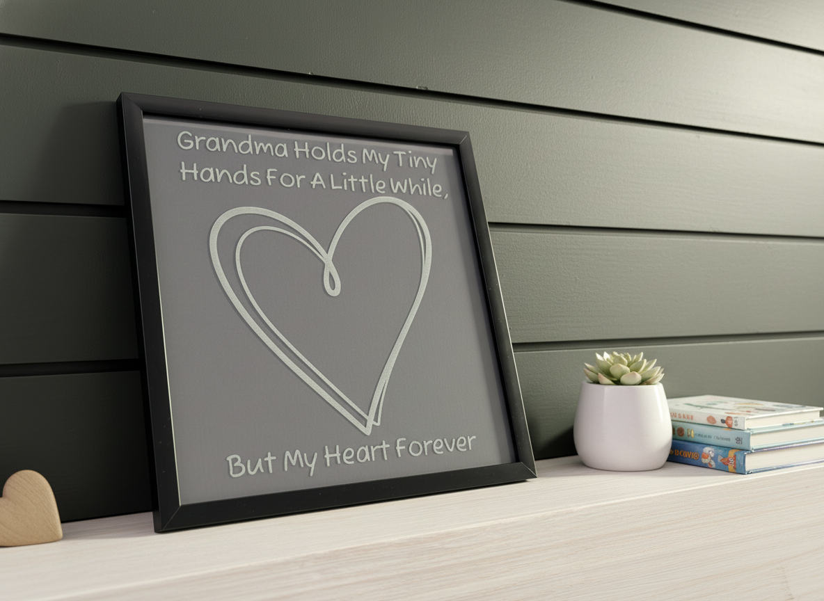 Grandchild's Hands mother's day gift design