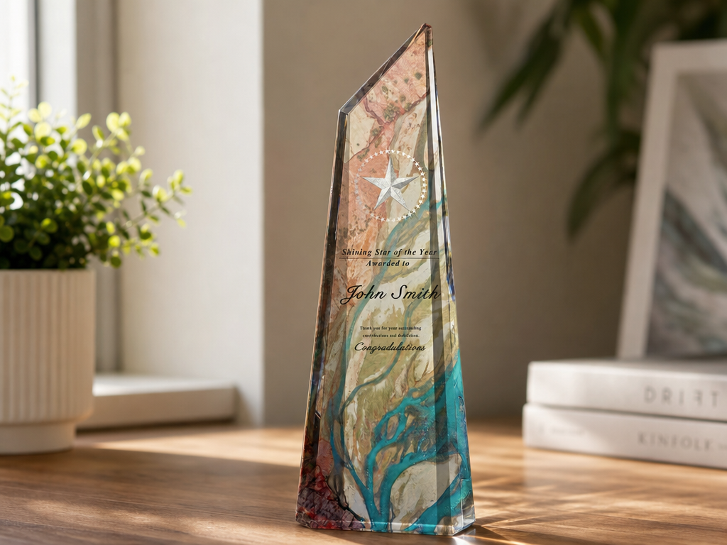 Crystal Award Trophy