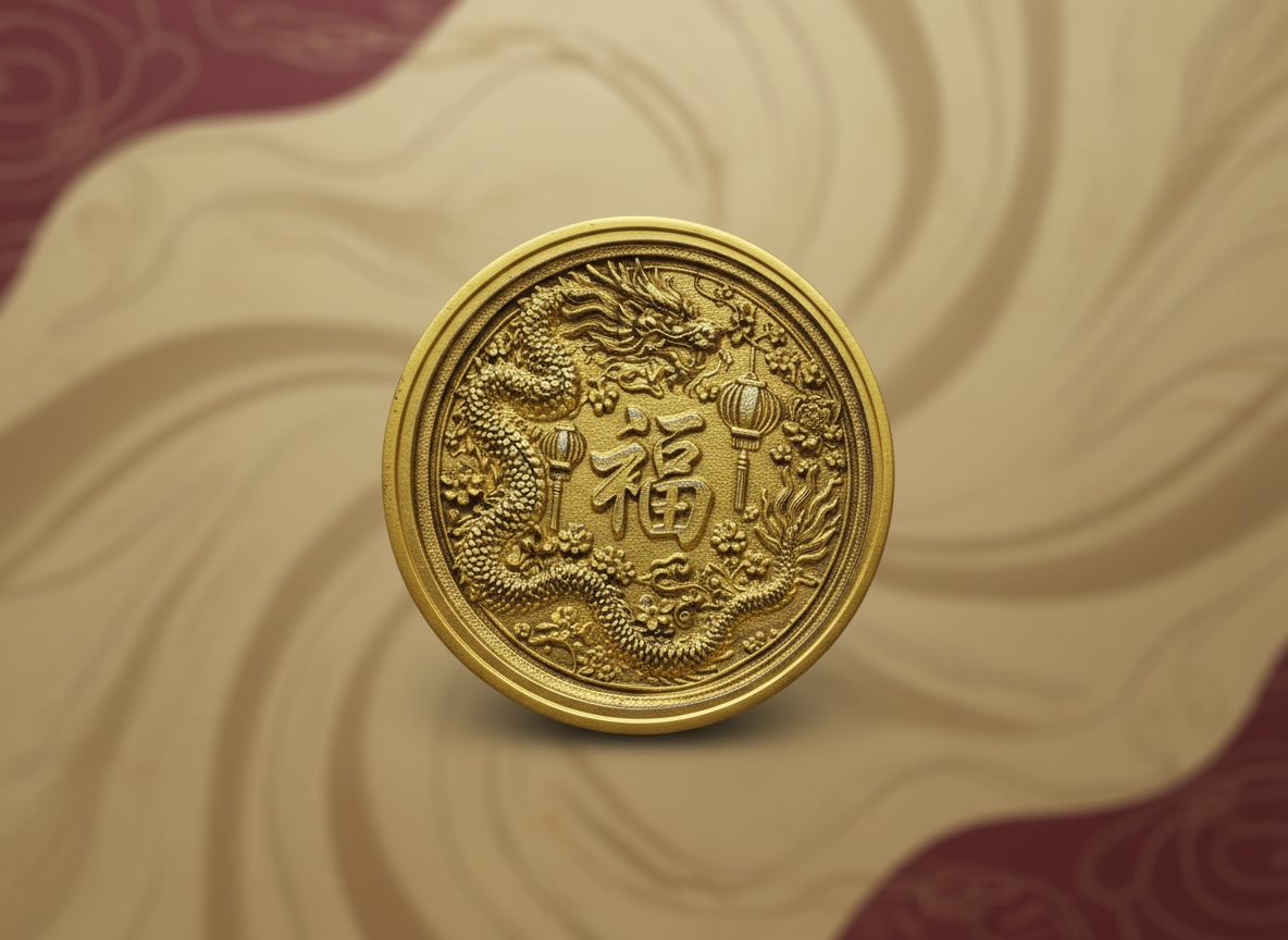 Chinese New Year Brass Coin new year gift design