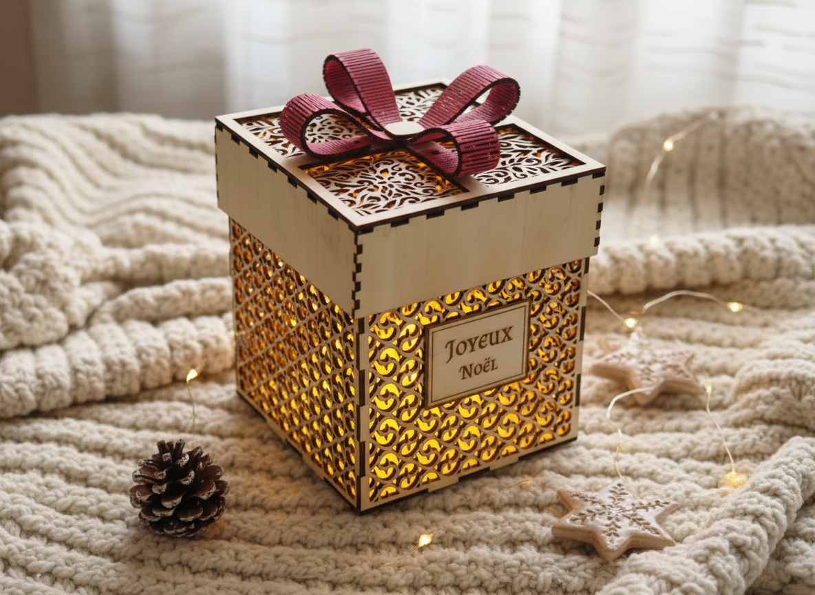 Illuminated Gift Box gift box design