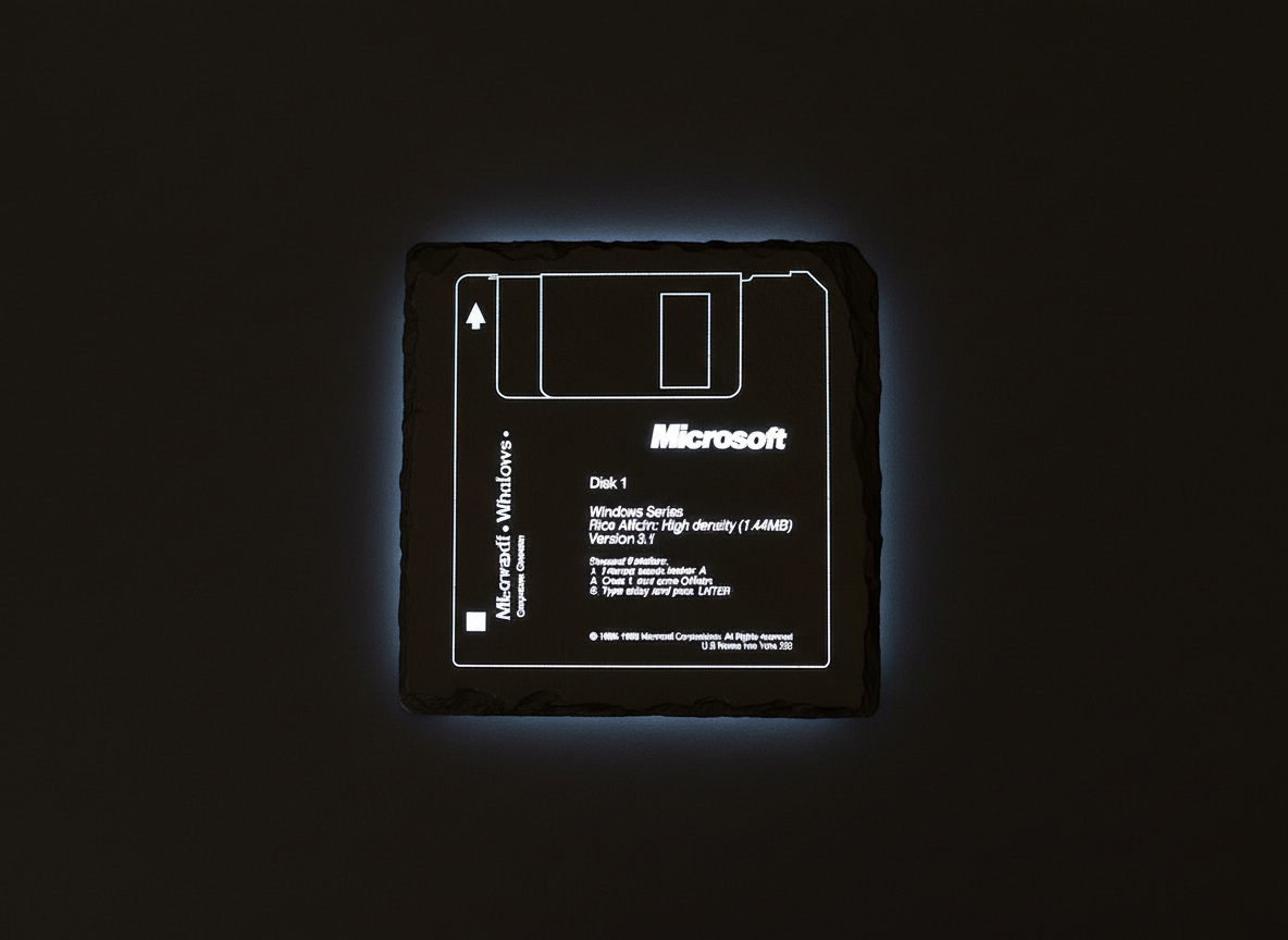 Windows Floppy Disk Coaster