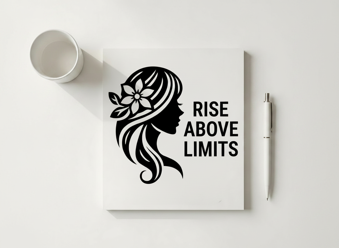 Decoración de pared motivadora "Rise Above Limits" – idea de decoración de pared para oficina