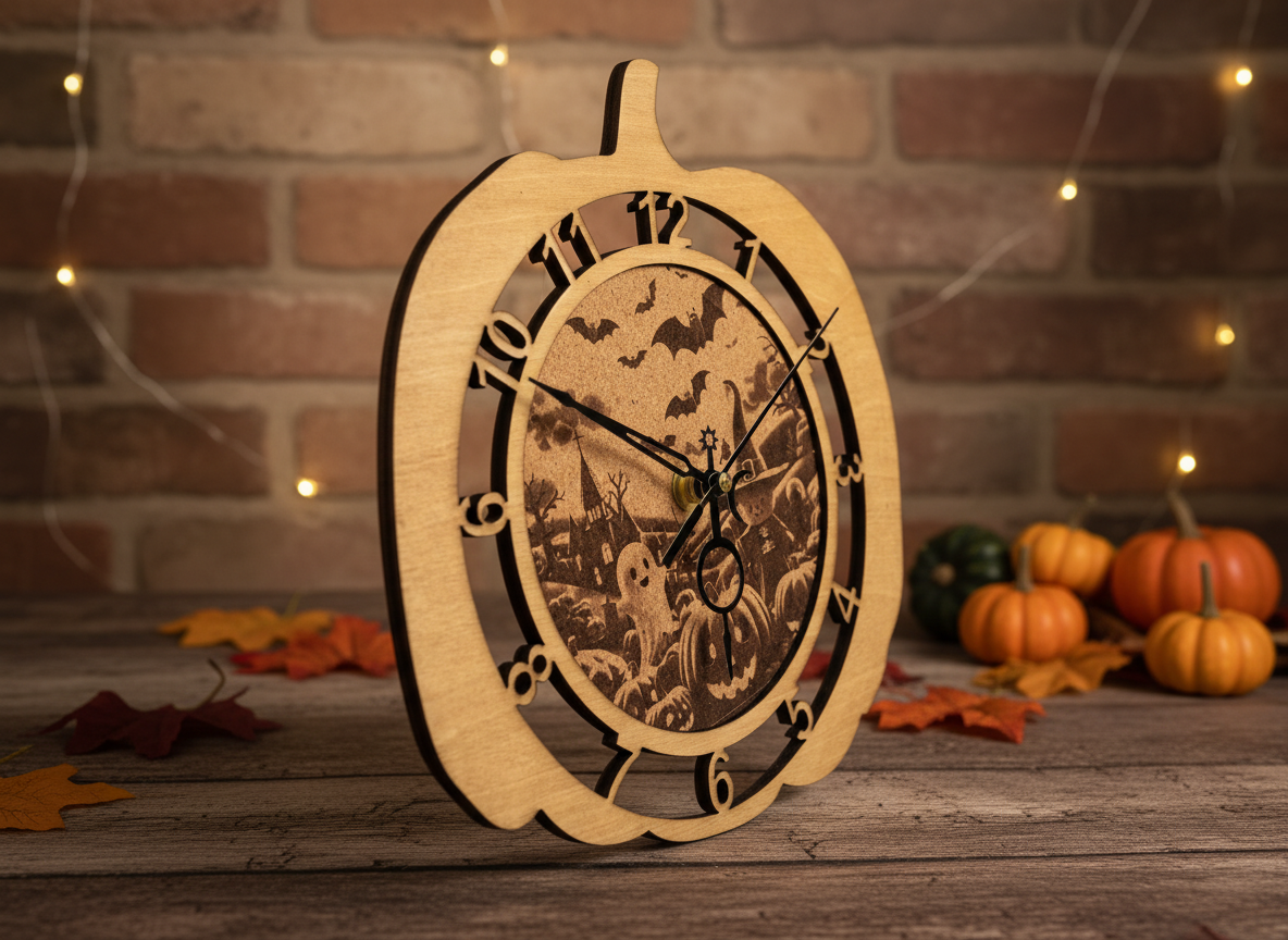 Orologio a zucca - vero progetto zucca Atomm