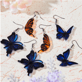 Acrylic earrings