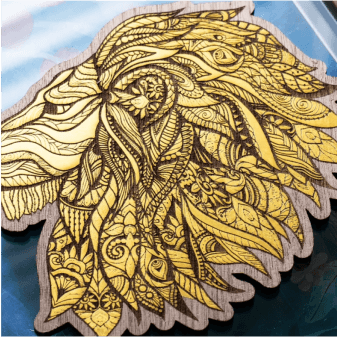 gold laser foil