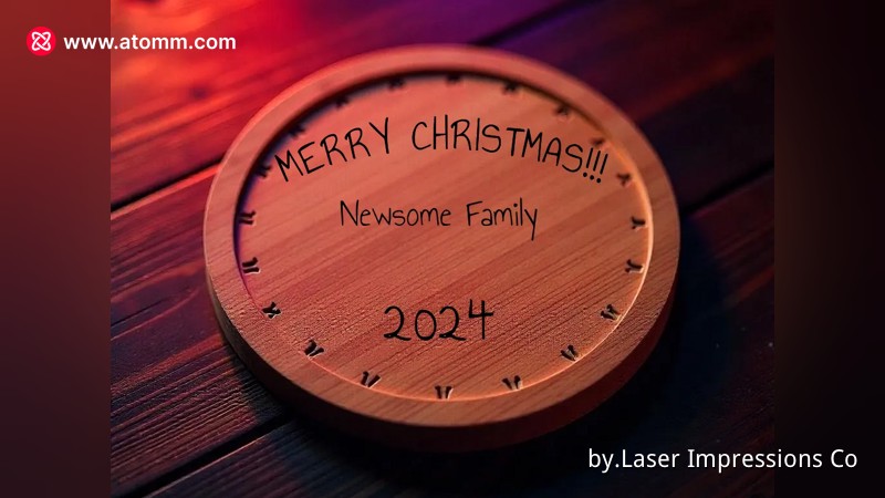 Passendes Weihnachtsuntersetzer- und Christbaumschmuck-Design
