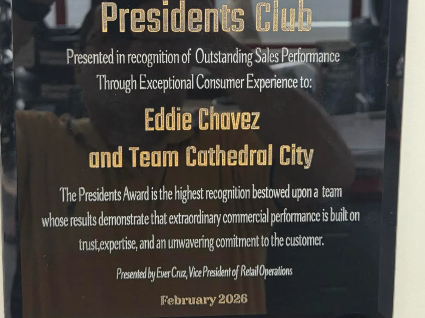 Sales Excellence Award Plaque office decor idea