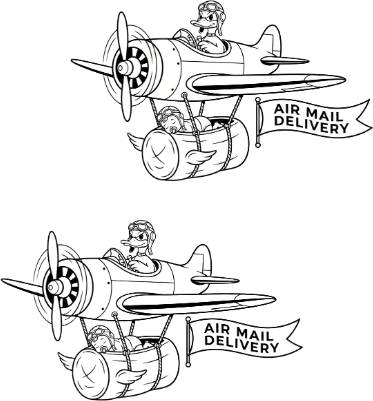 Storch Flugzeug und Baby.xcs