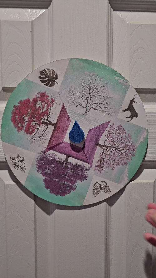 [Laser cut and engrave,Inkjet printing] Season Calander