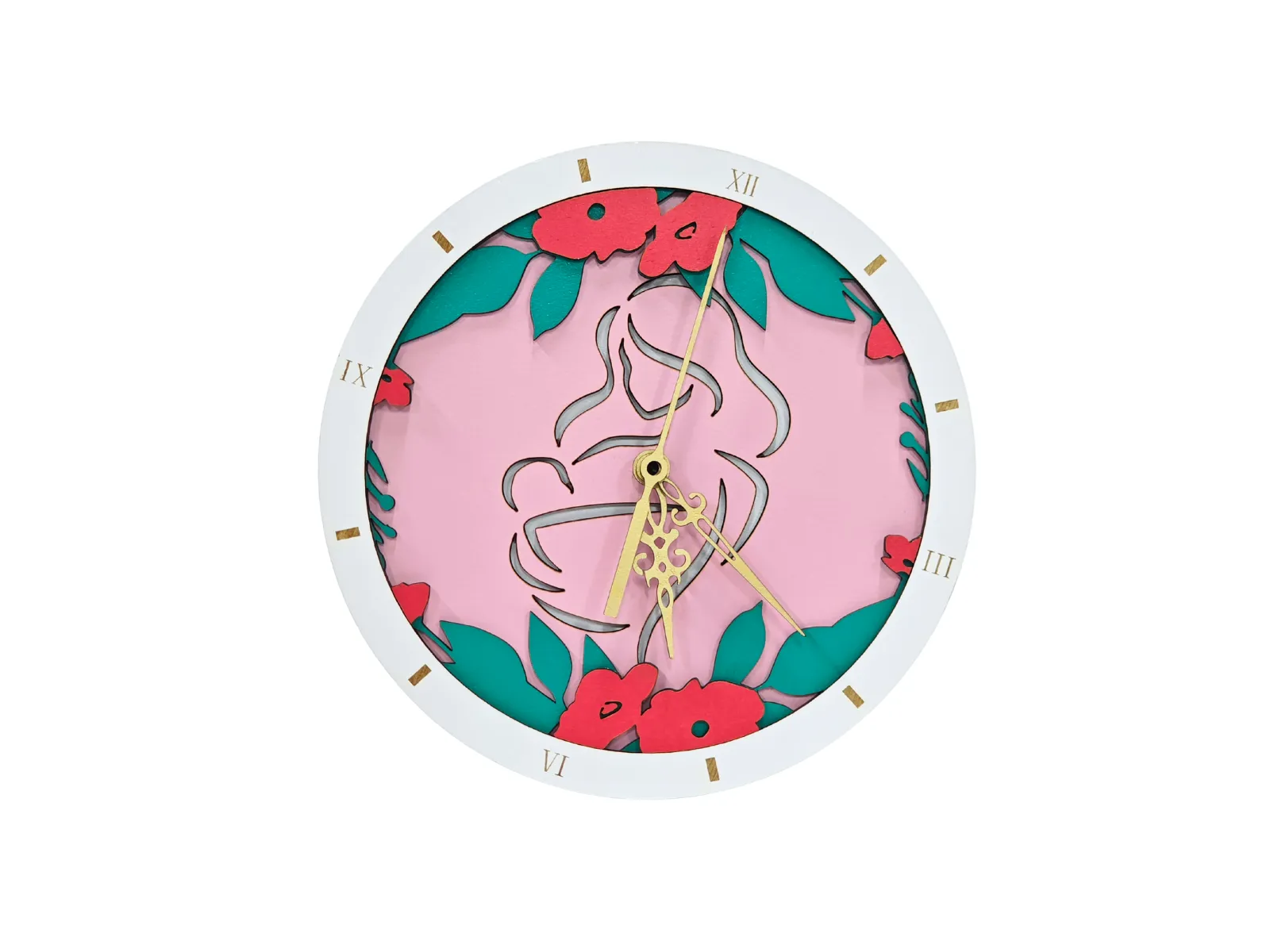 Multilayer Mother's Day Wall Clock wall clock design