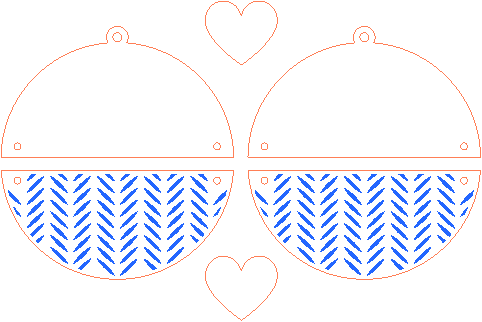 Valentine's day drop earrings laser cut 10.xcs