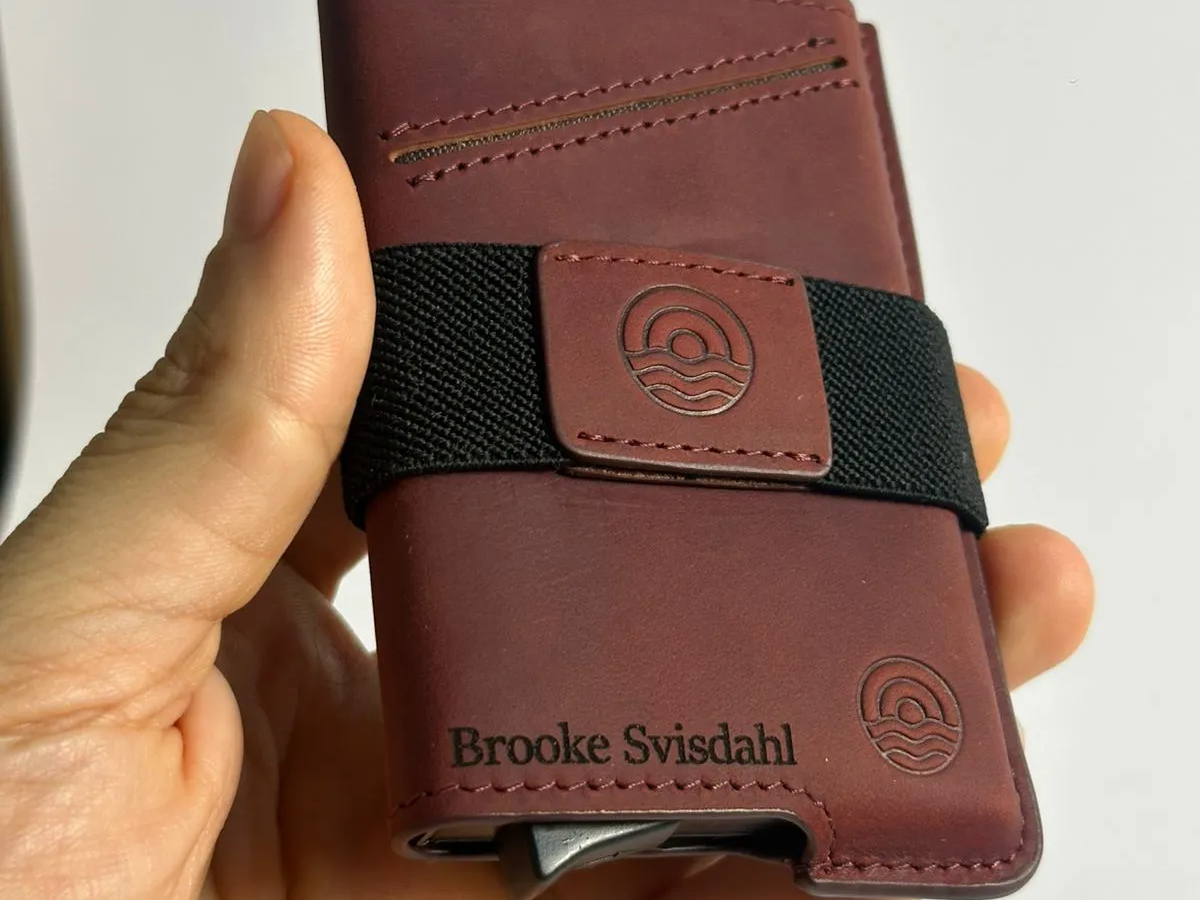 Name-Engraved Genuine Leather Wallet gift idea