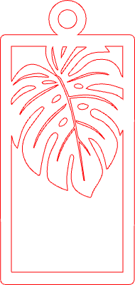 Tropical Window -Earrings.xcs