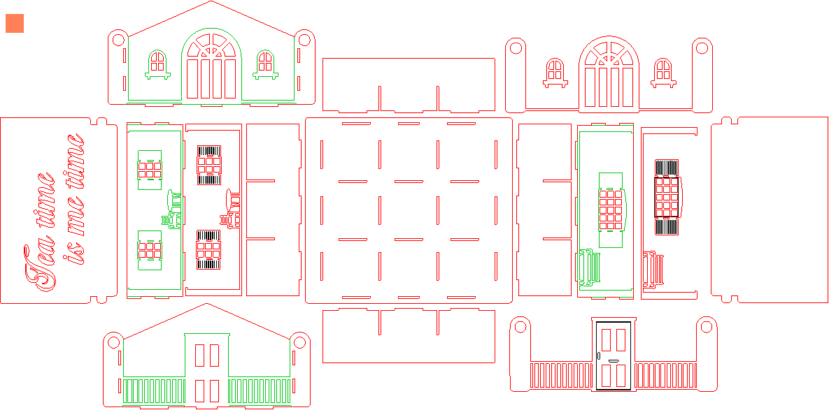 House Shaped Tea Bag Storage Organizer Laser Cut. Any Time Is Tea Time ...