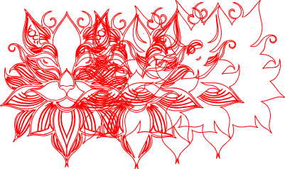 layered cat art.xcs