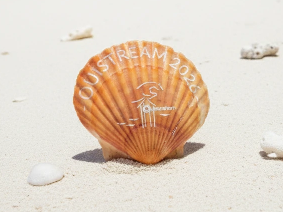 Laser cut and engrave | Engraved Seashell Souvenir with OUISTREHAM 2026 ...