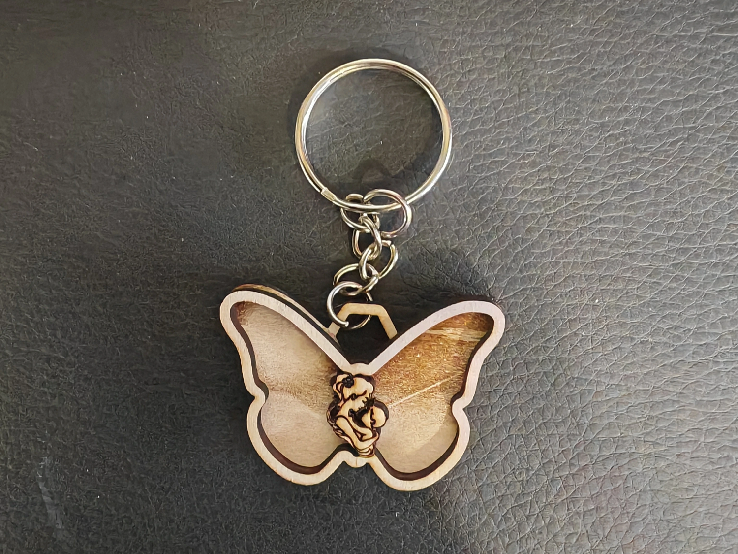 keychain mother and child under a starry sky | Free Files - Atomm