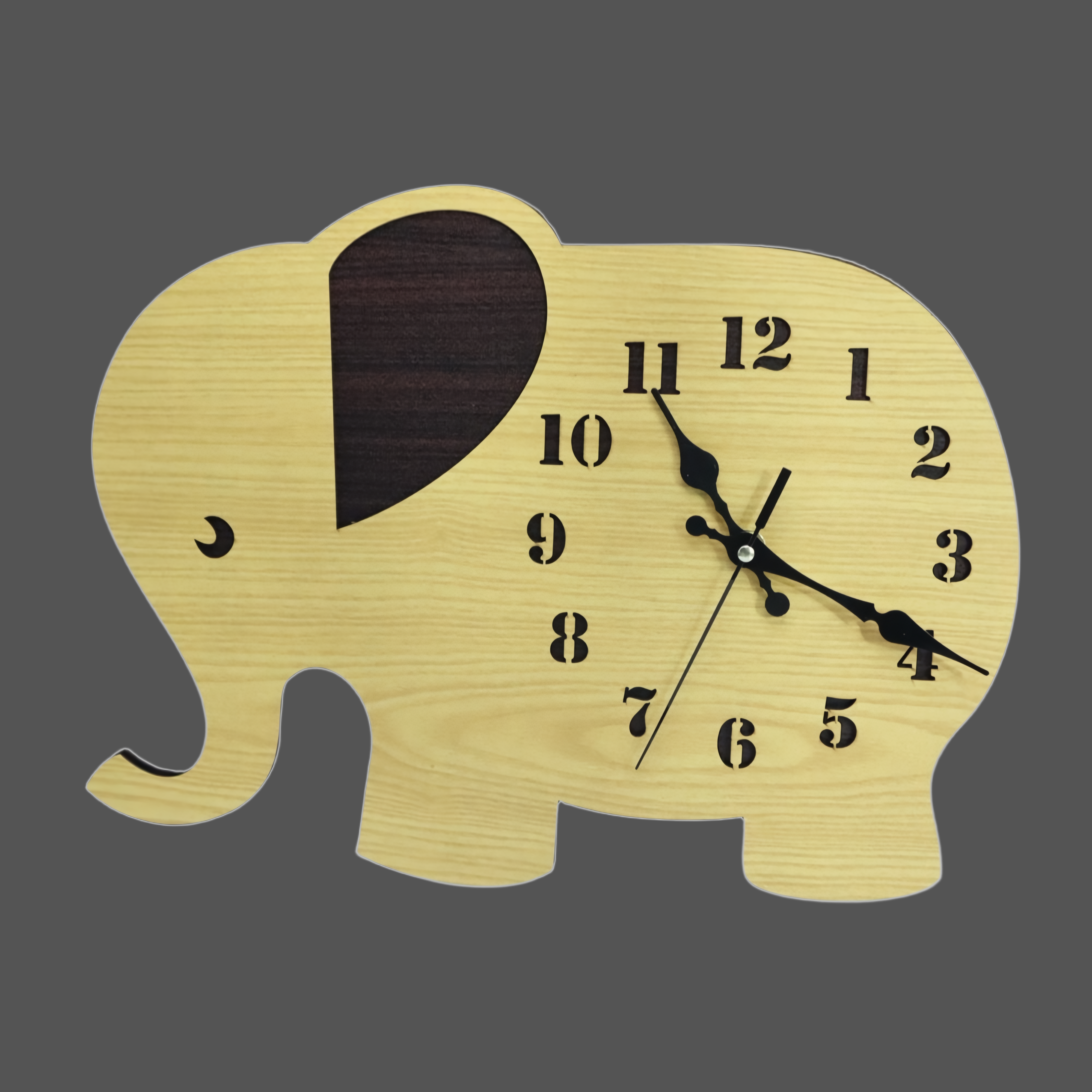 Elephant Wall Clock for Kids' Rooms wall clock design