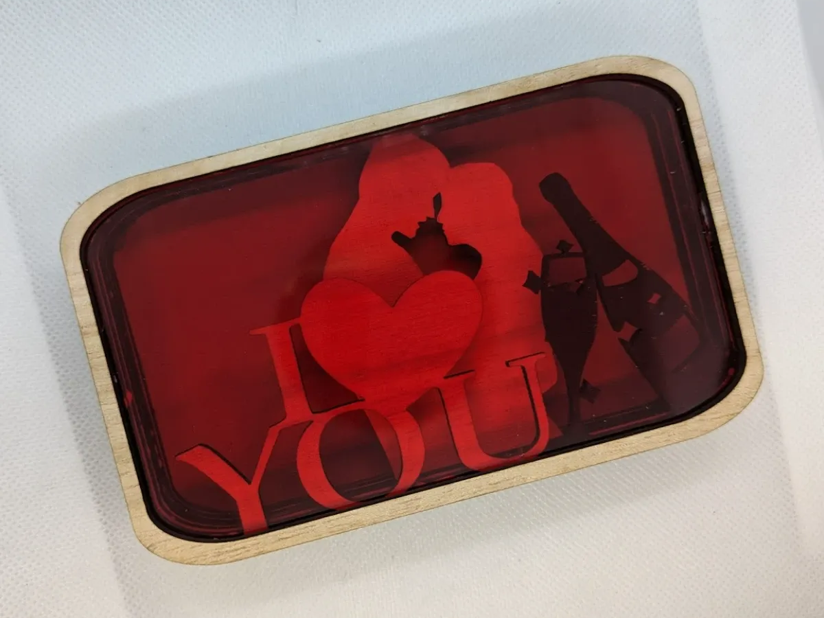 I Love You Shadow Box shadow box design