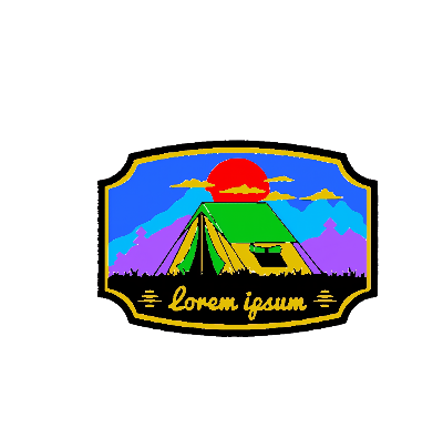 Tent-themed dog tag.xcs