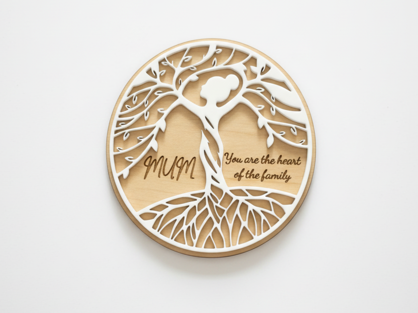 "Heart of the Family" Tree of Life Plaque gift design