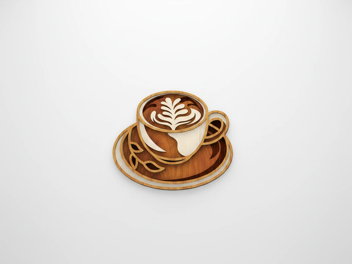 5-Layer Wooden Cafe Wall Art kitchen wall art and decor idea